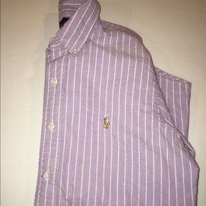 Size M. Ralph Lauren Polo Button Down, purple